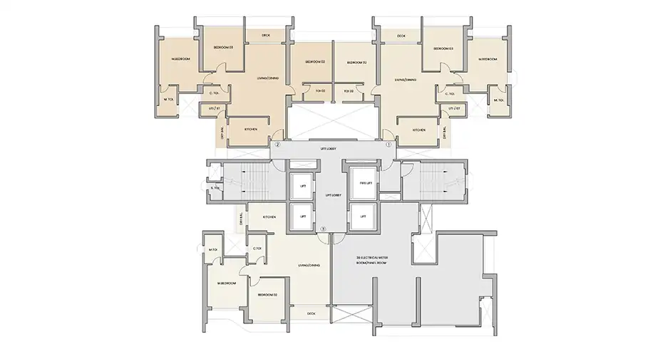 Embassy Group Pokhran Road Floor Plans